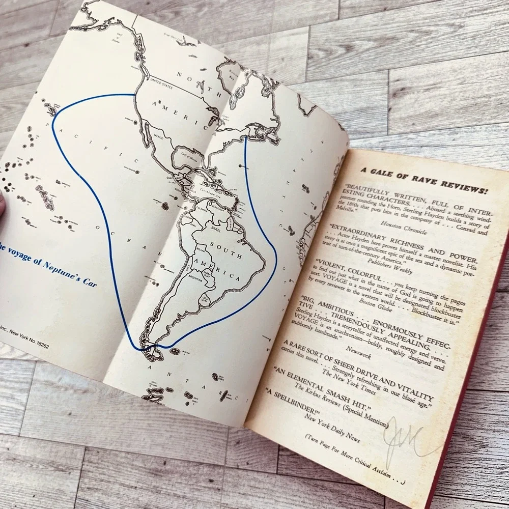 Voyage A Novel of 1896 1978 Avon PB‎ Maritime Historical Fiction Sterling Hayden